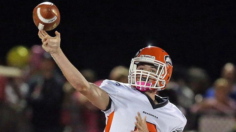 Carey's Jason Kessler throws down field during the