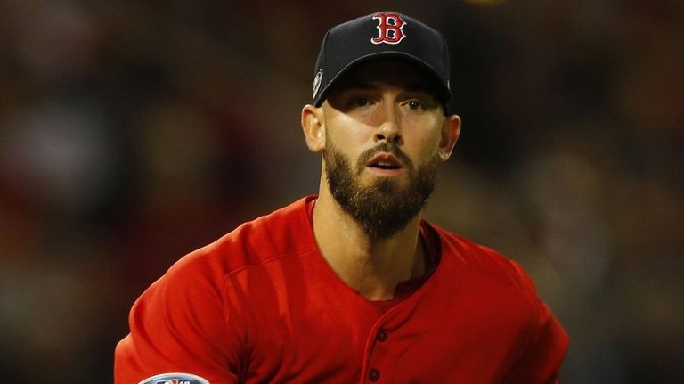 Boston Red Sox pitcher Rick Porcello in ALDS