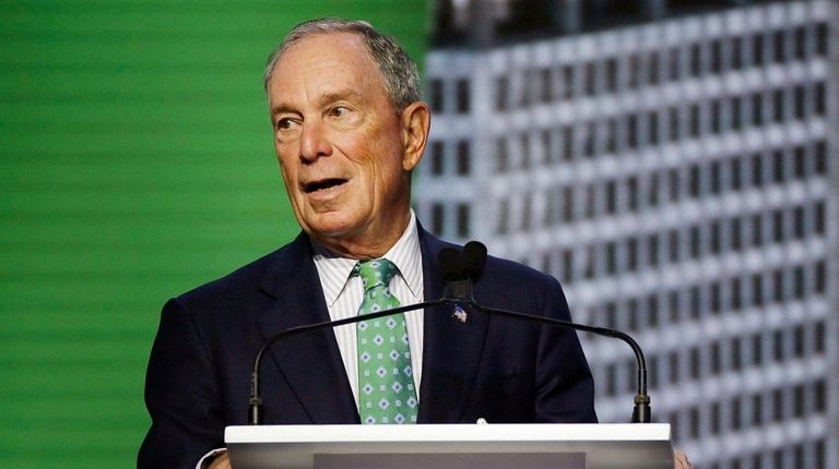 Michael Bloomberg speaks at the Global Action Climate