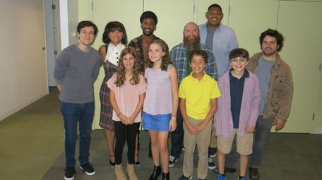 The new cast and producers of the Nickelodeon