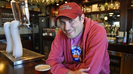 Luke Heneghan, at his family's Point Lookout Brewing
