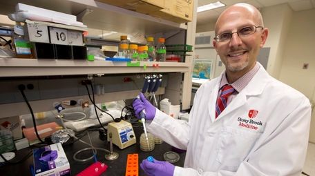 Dr. David Thanassi, molecular geneticist at Stony Brook