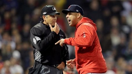 Alex Cora of the Boston Red Sox