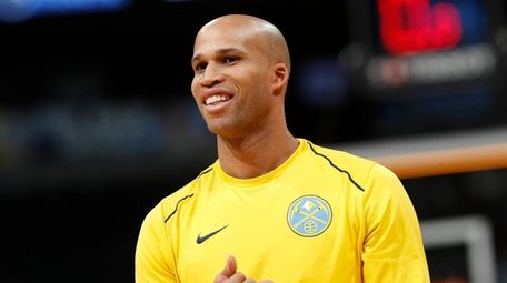 Richard Jefferson (22) appears for the Denver Nuggets