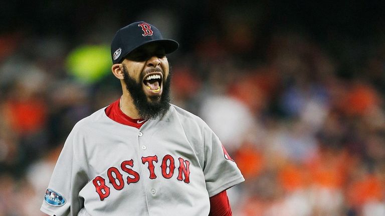 Boston's David Price, who got the win, after