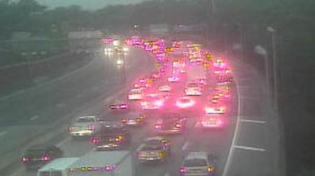 A truck fire early Monday morning caused delays