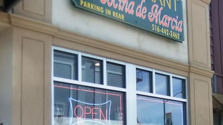 Exterior shot of La Cocina de Marcia in