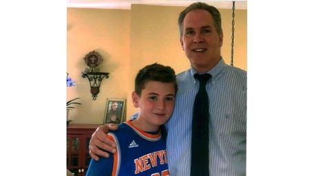 Kidsday reporter Michael Standel and his dad and