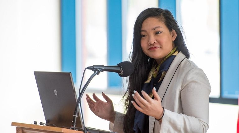 Amanda Nguyen, president and founder of Rise, a