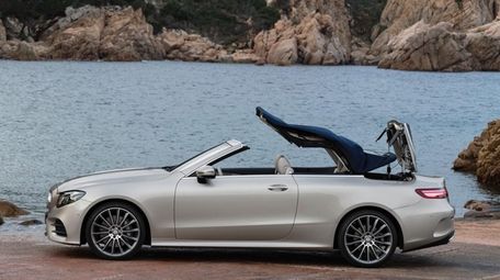The redesigned 2018 Mercedes E400 Cabriolet balances sport