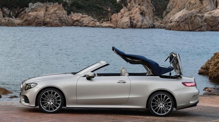 The redesigned 2018 Mercedes E400 Cabriolet balances sport