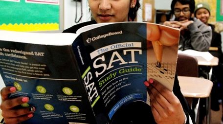 The College Board reported an uptick in the