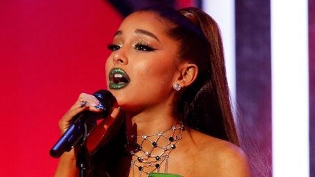 Ariana Grande performs in the NBC special "A