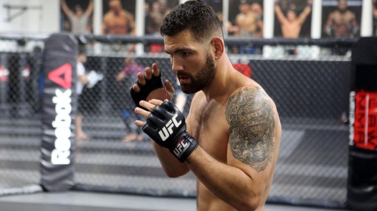 UFC middleweight Chris Weidman, from Baldwin, prepares for
