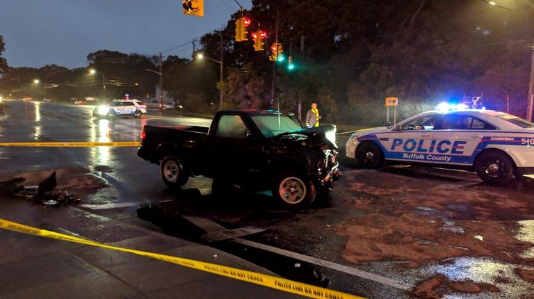 The crash on Waverly Avenue near Gateway Boulevard