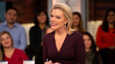 Megyn Kelly on the set of her show