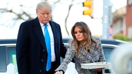 President Donald Trump and first lady Melania Trump
