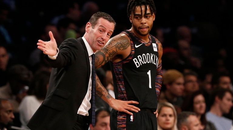 Head coach Kenny Atkinson of the Brooklyn Nets