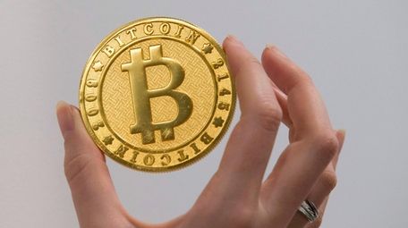 A visual representation of the digital cryptocurrency Bitcoin