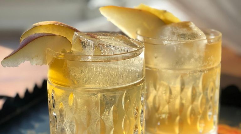 Pear-ginger shrub forms the base for this zero-alcohol