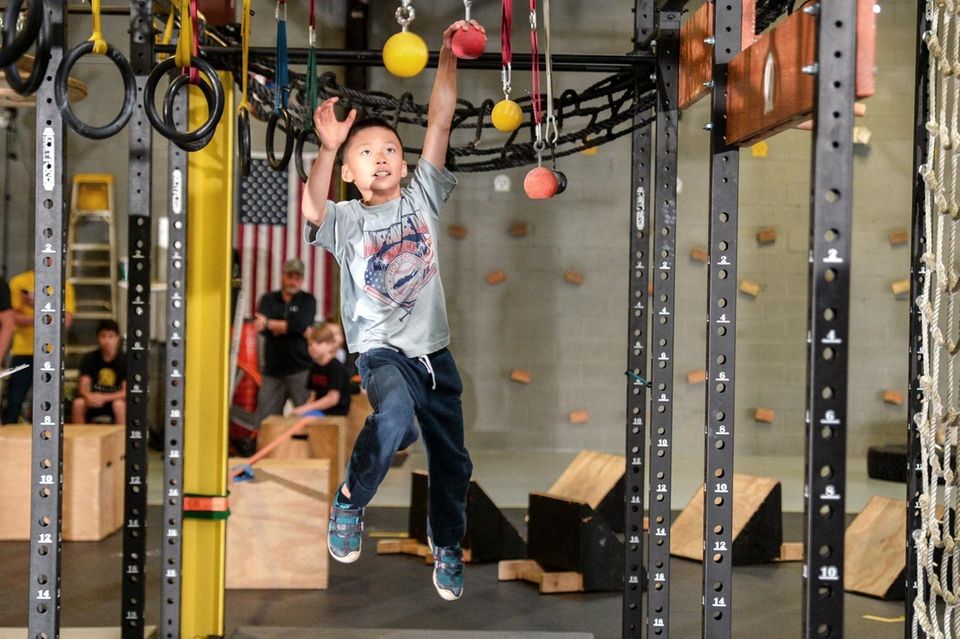 Obstacle courses, rock climbing and ninja training classes