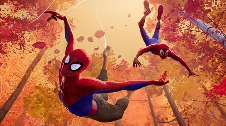 Peter Parker and Miles Morales in "Spider-Man: Into
