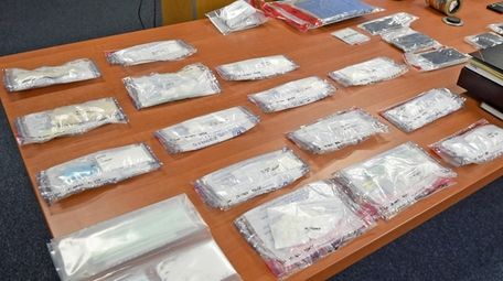 Cocaine and other drugs seized during a drug