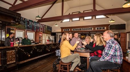 Amanda Kawiecki, left, Chad Davis, Christopher Korte, Karen