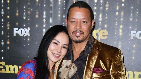 Mira Pak and Terrence Howard attend the season