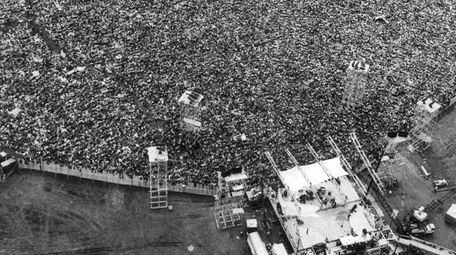 The Woodstock music festival in August 1969 drew
