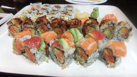 Sushi and sashimi at Sushi Time 560, Bethpage