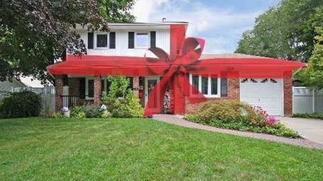 Yes, that’s a big red bow you see