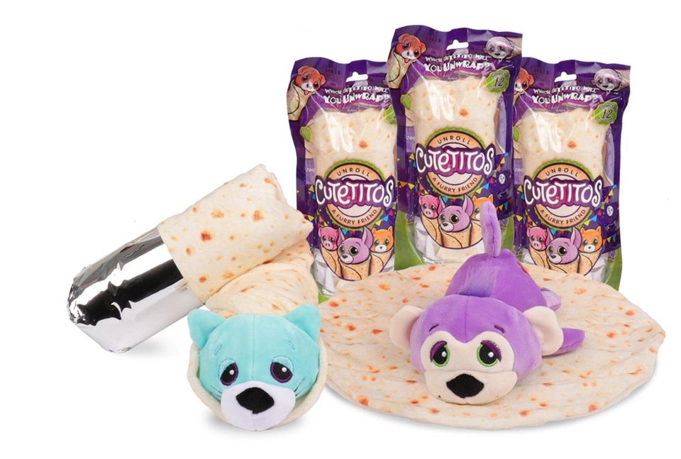 The collectible stuffed animals come wrapped and hidden