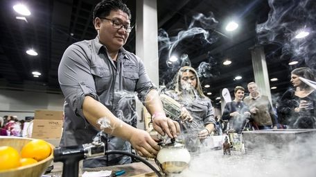 John Lu and Nikki Kim create a smoked