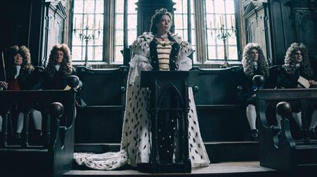 Olivia Colman appears in a scene from Yorgos