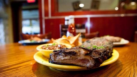 A full rack of St. Louis ribs is