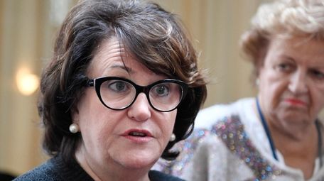 State Education Commissioner MaryEllen Elia, left, and Regent