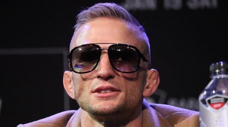 UFC bantamweight champion TJ Dillashaw appears at a