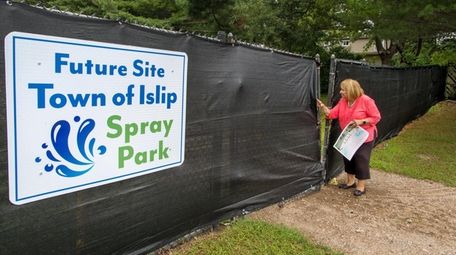 Town of Isip Supervisor Angie Carpenter last fall