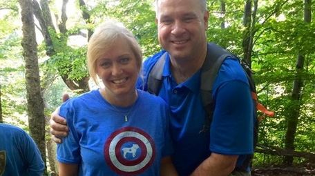 Melissa Sestak and husband Tom. Both are air