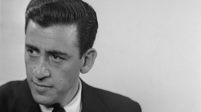 Author J.D. Salinger, in a photo taken for