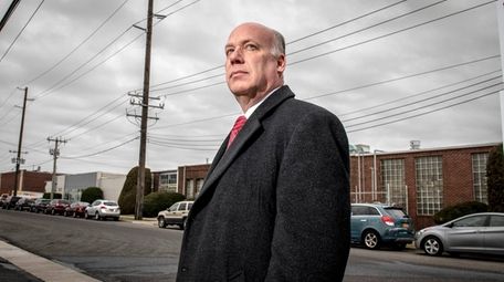 Mineola Mayor Scott Strauss on Tuesday at the