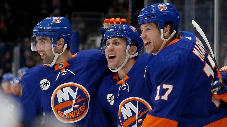 Casey Cizikas #53 of the New York Islanders