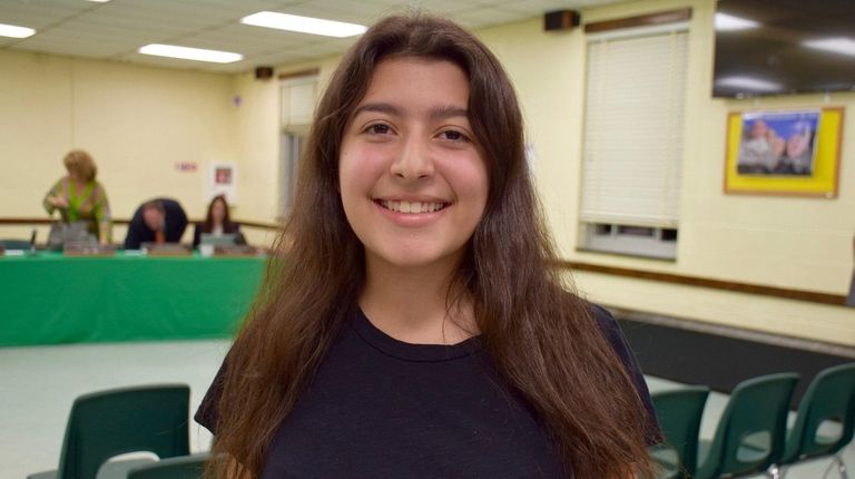 Kaylie Hausknecht, a senior at Lynbrook High School,