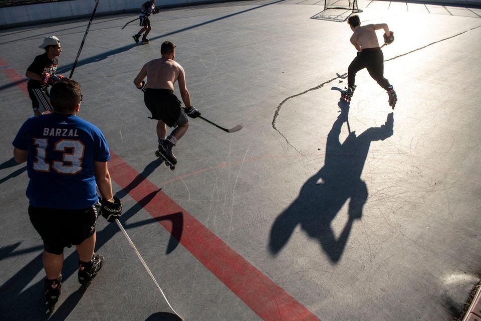 No shirts needed Monday as Nick Kern, 19,