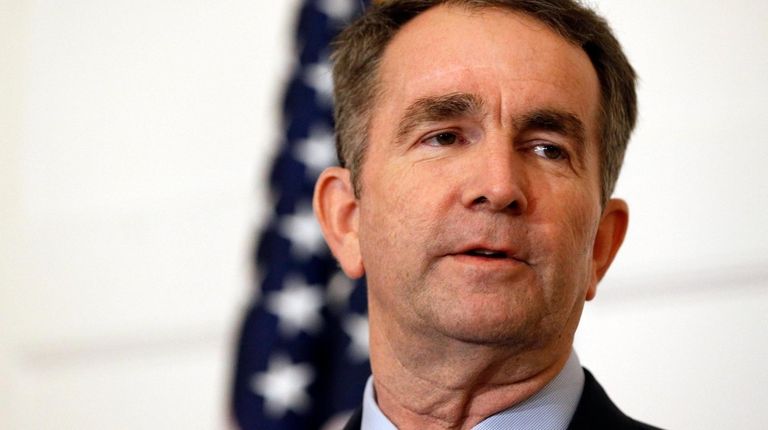 Virginia Gov. Ralph Northam speaks during a news