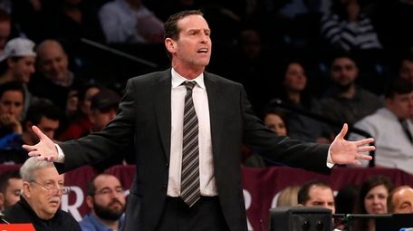 Head coach Kenny Atkinson of the Brooklyn Nets