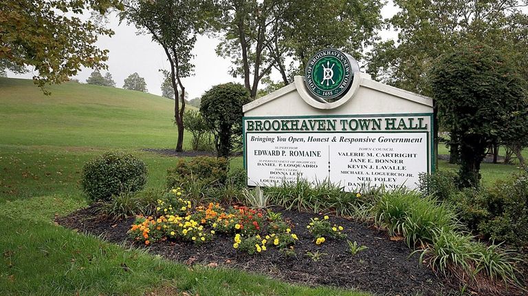Brookhaven Town Hall in Farmingville is seen in