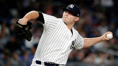 Yankees reliever Zach Britton against the Kansas City
