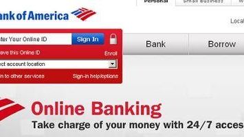 Bank of America site